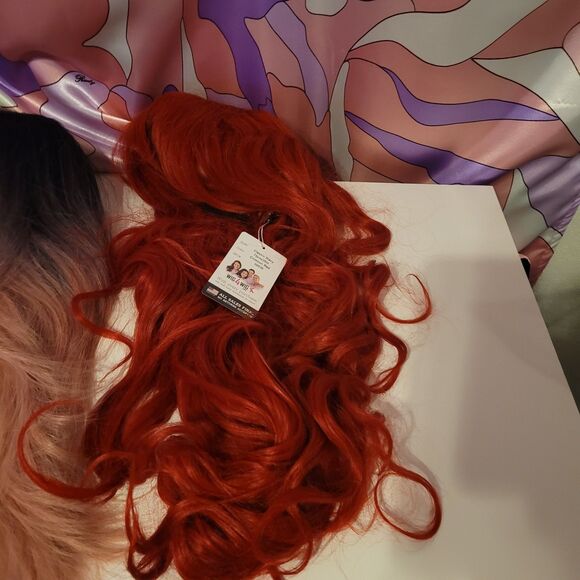 Cosplay Rockstar Wigs lot of 3 Drag Queen Costume Halloween Ariel Mermaid Disney - Picture 5 of 16